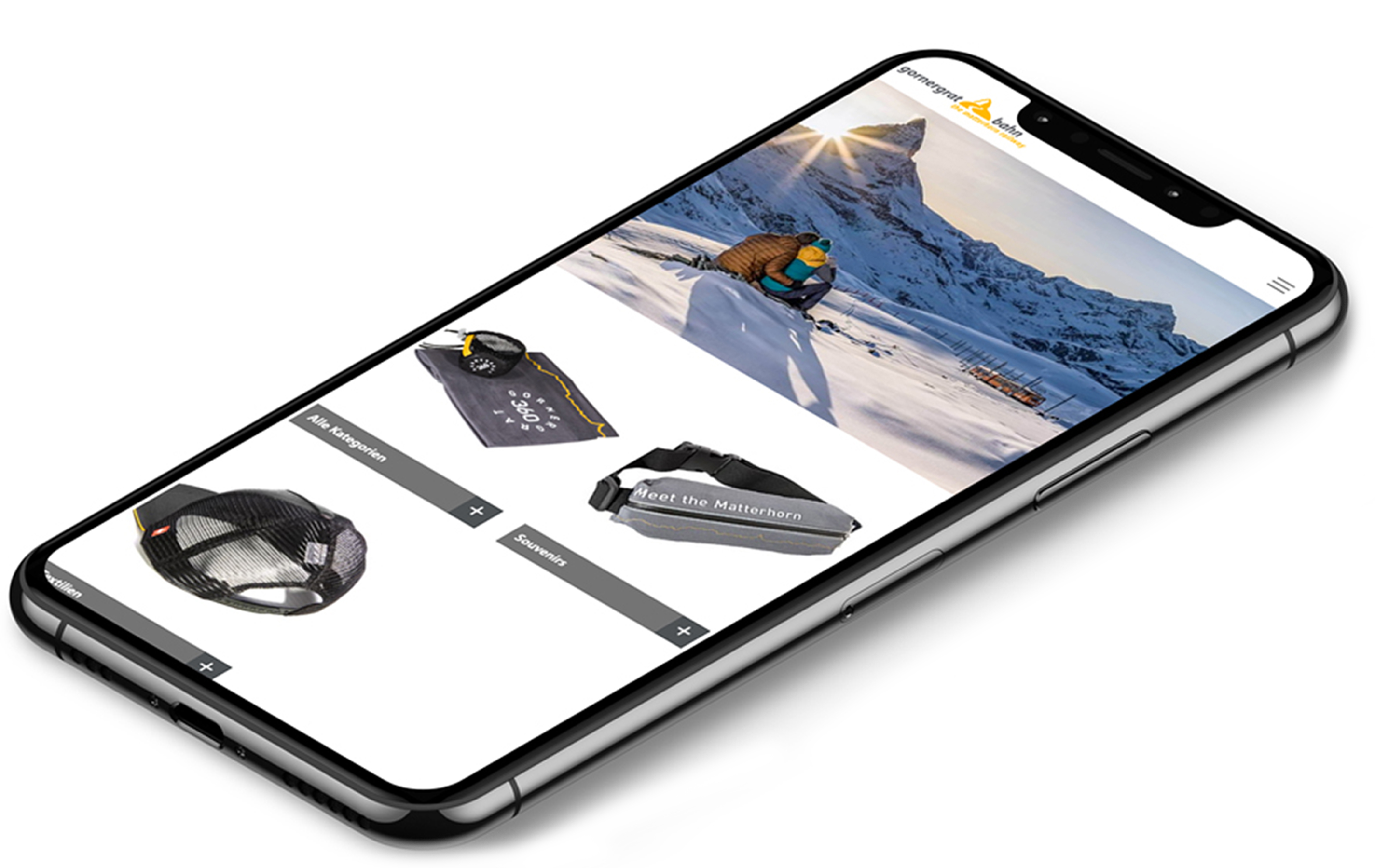 iPhone 11 Gornergratbahn Website Pandinavia Merchandising