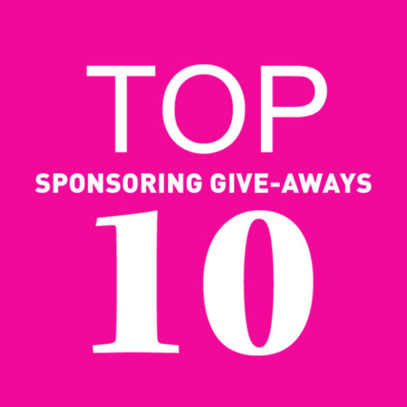 Top 10 Sponsoring Giveaways 