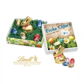 Kleines Osternest mit Schokolade von Lindt