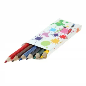 6 Color Pencil Set short