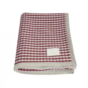 Eskimo Vichy Check Throw with Binding