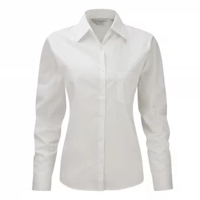 Russell Collection Cotton Poplin Blouse
