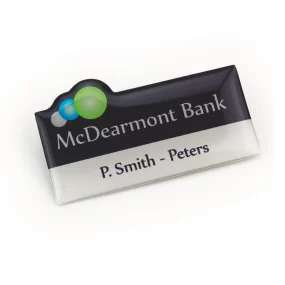 Nameplate Badge Domed