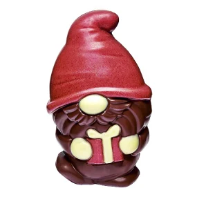 Swiss chocolate Christmas elf, red