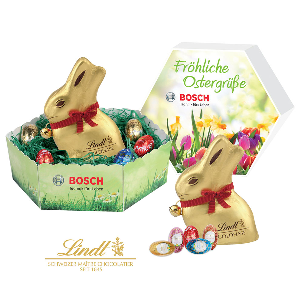 Grosses Osternest mit Schokolade von Lindt Pandinavia AG