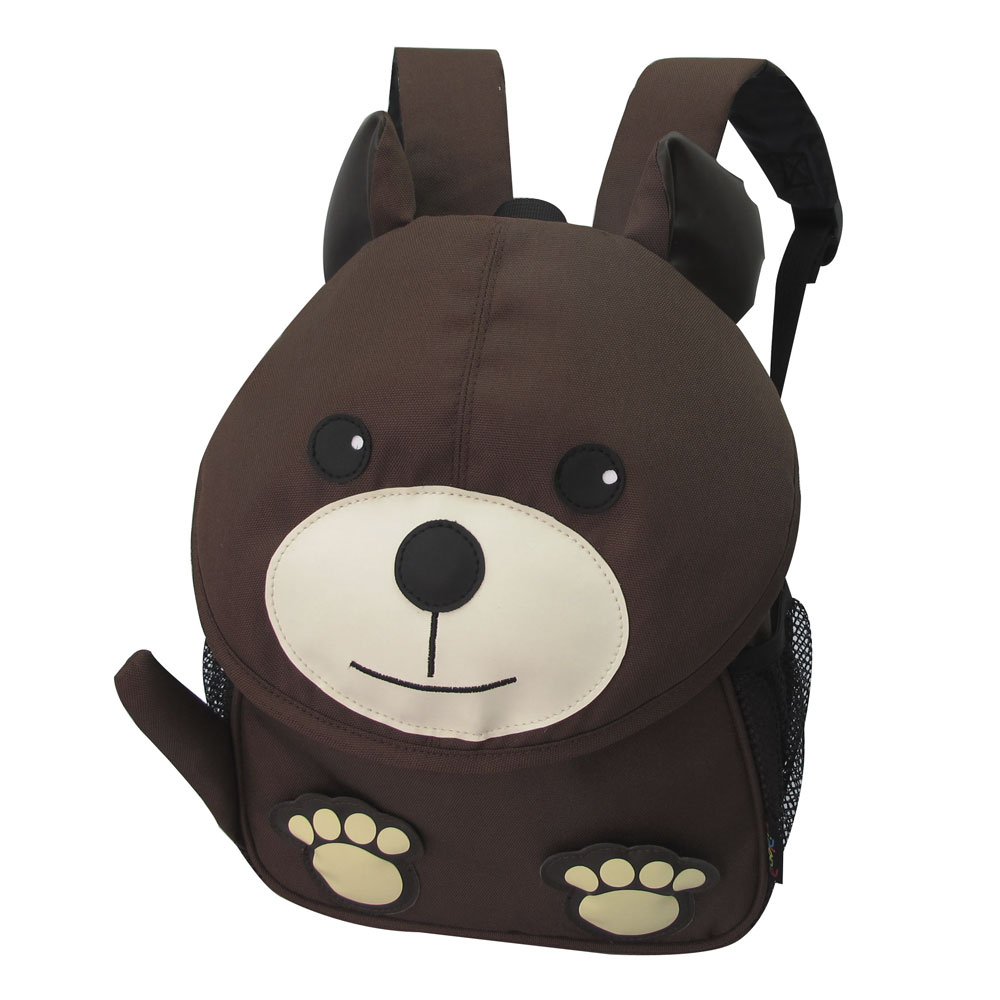 Mnsruu Kinderrucksack Mit Eulen-Motiv – 26x15x33 Cm, Mit Anti-Verlust-Gurt Und Reflektierenden Streifen
