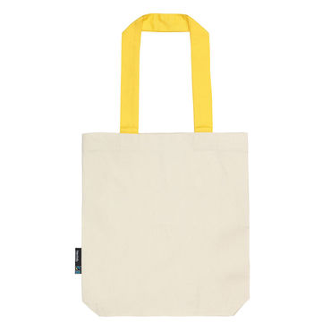 Neutral Twill Bag with contrast Handles