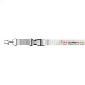 Lanyard avec clip métallique