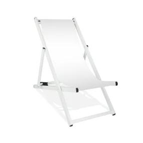 Chaise longue en aluminium