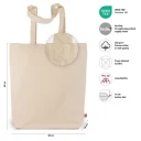 Canvas-Tasche Melbourne mit Bodenfalte