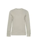 2B&C KING Crew Neck Sweat Ladies grey fog web