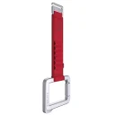 FLYNKA Urban Travel Carabiner Hot Red tilted front view_web