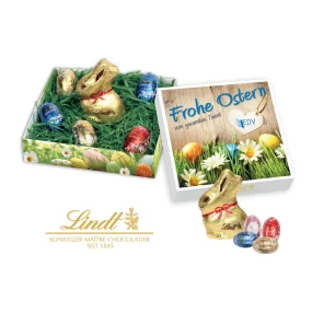 Small Easter nest with chocolate from Lindt