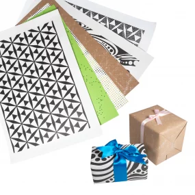 Geschenkpapier im Eigendesign