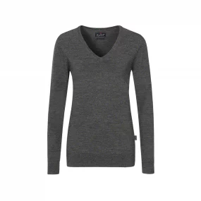 HAKRO V-Pullover Merino Wool Lady