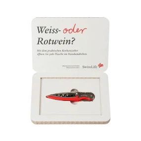 Korkenzieher Murano im Versandkarton