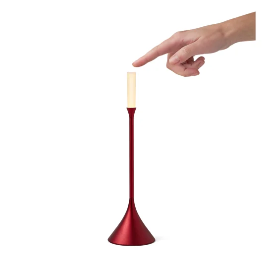 Steli Candle-LH110-DR-Dark red-12_web