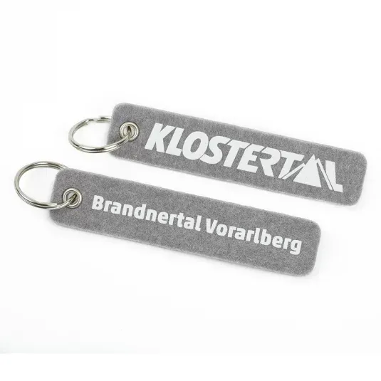 Keychain made of wool felt